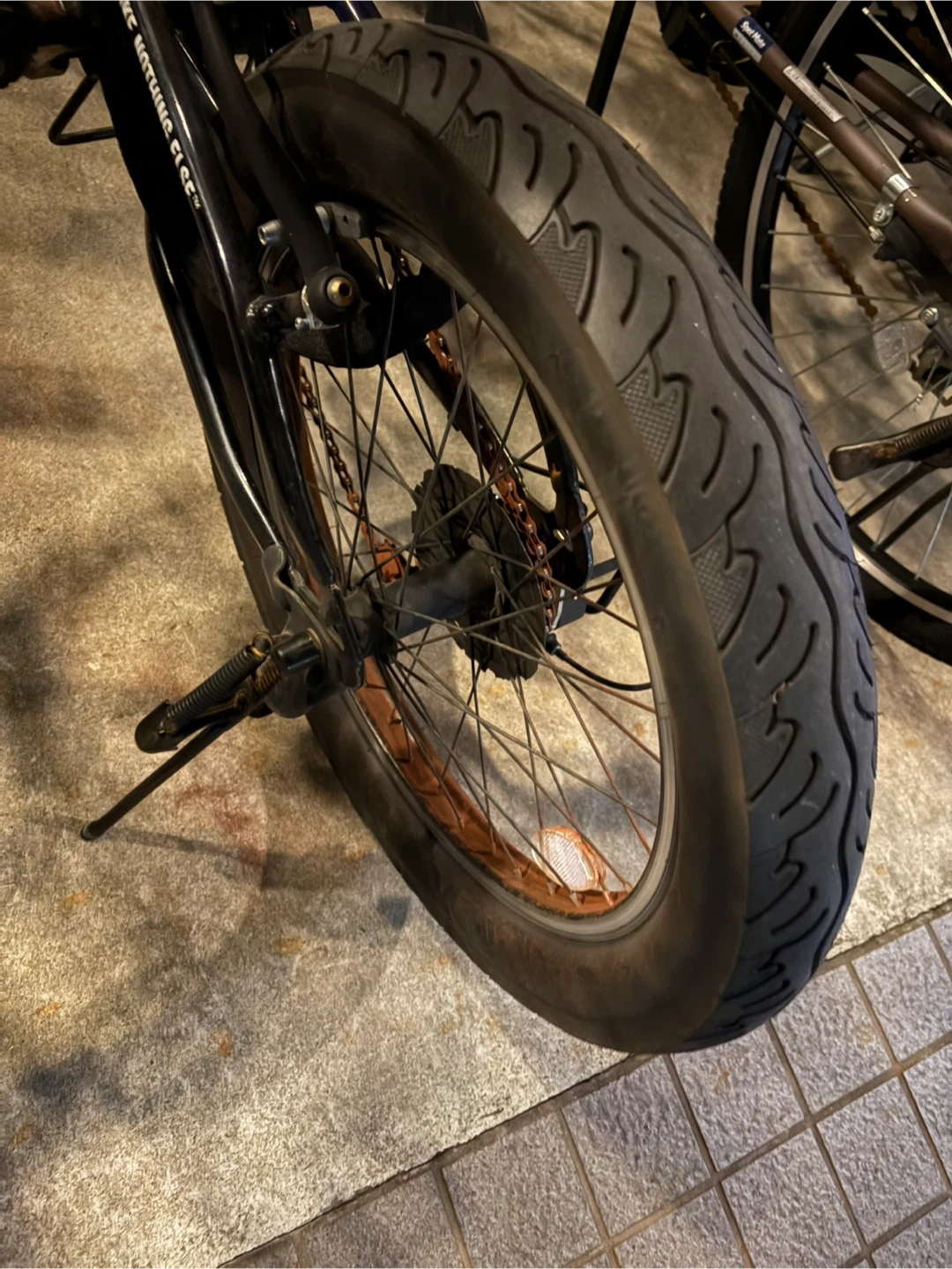 ハマー 折りたたみ自転車 20インチ ブラックの写真3枚目