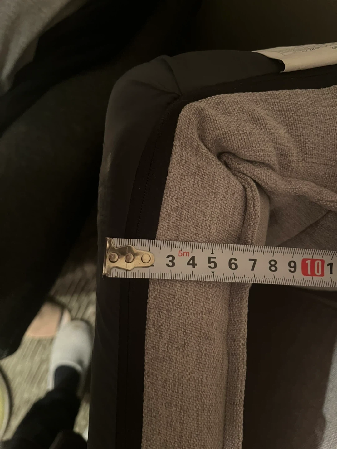 ニトリ 3way リクライニングソファベッド グレーの写真8枚目
