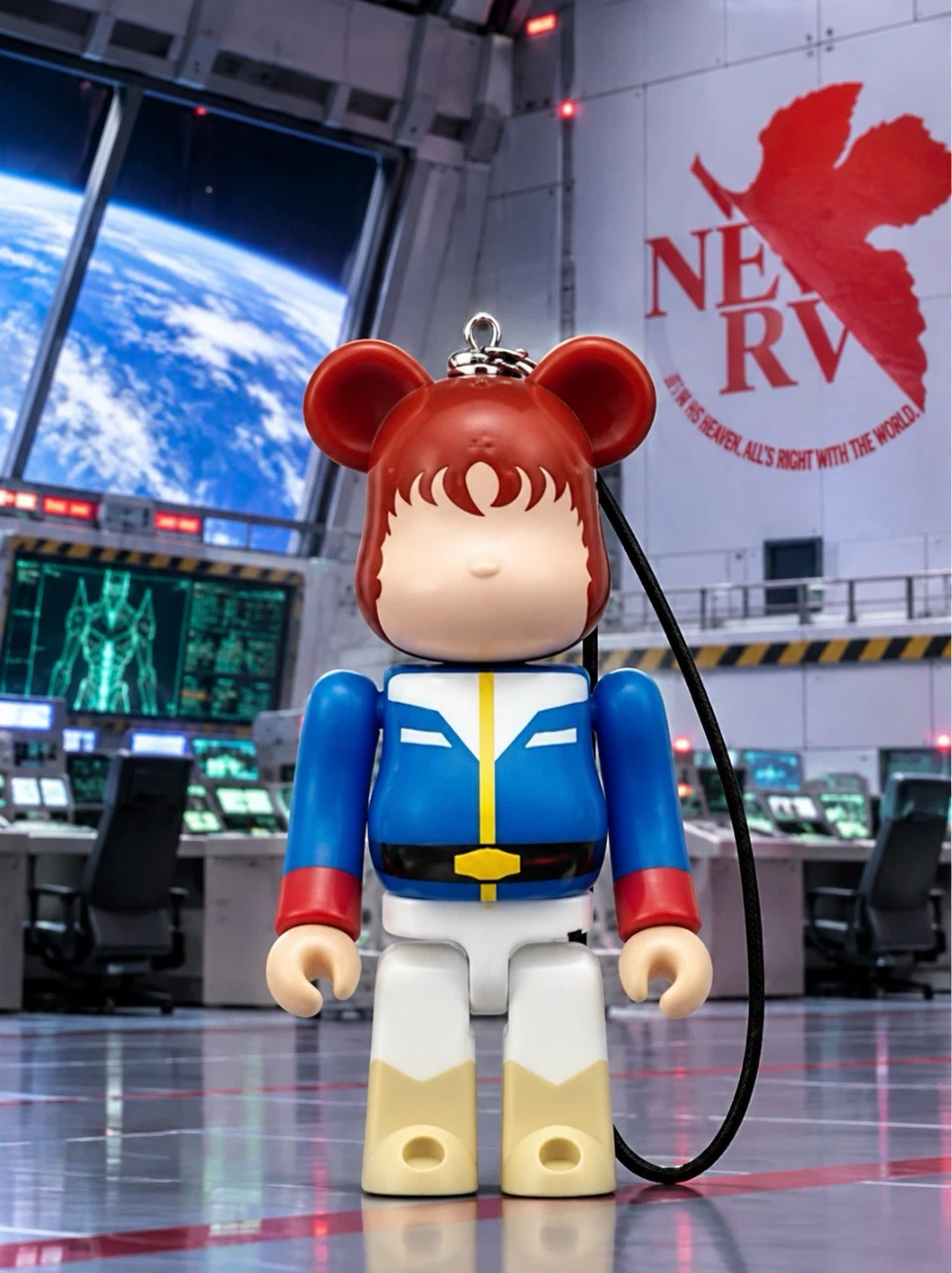 ベアブリック ガンダム アムロ・レイ ストラップ