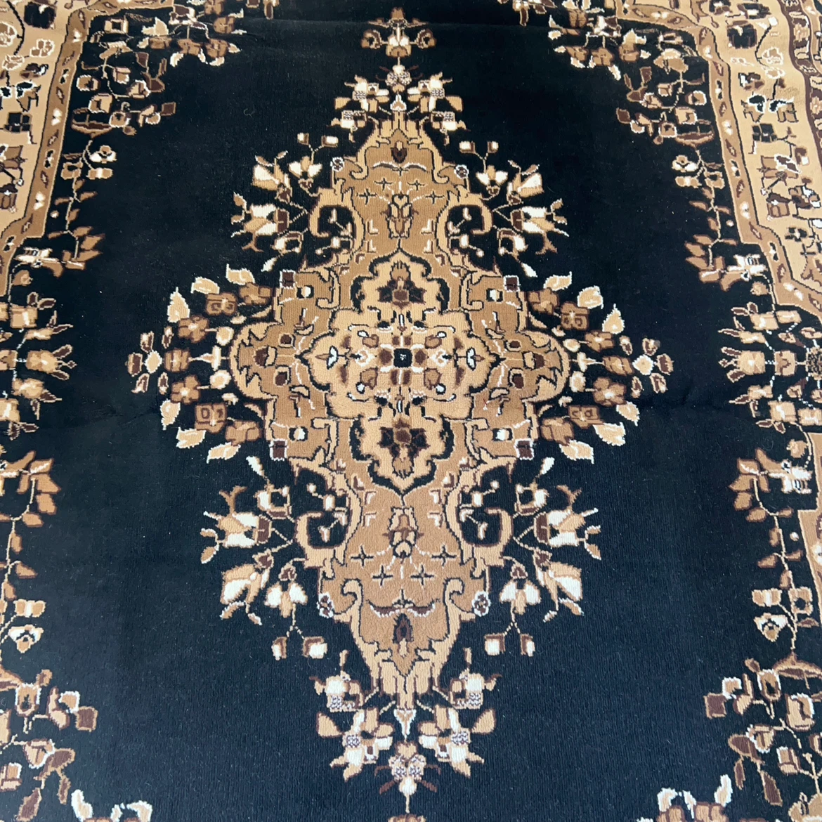 カーペット 235x320cm 黒の写真2枚目