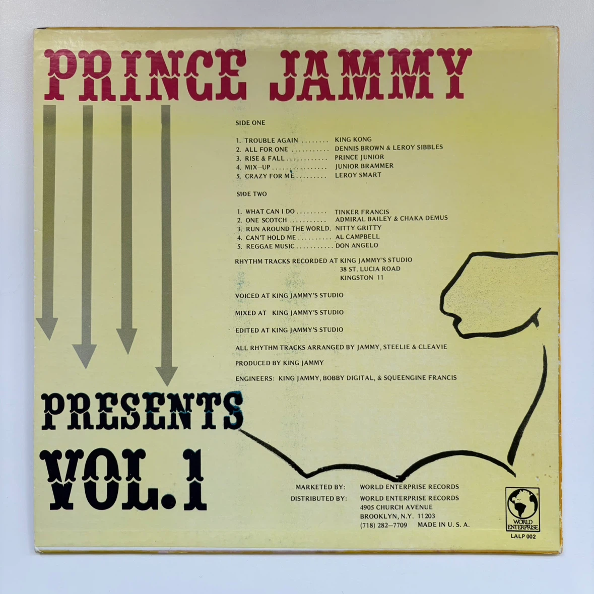PRINCE JAMMY PRESENTS VOL.1の写真2枚目