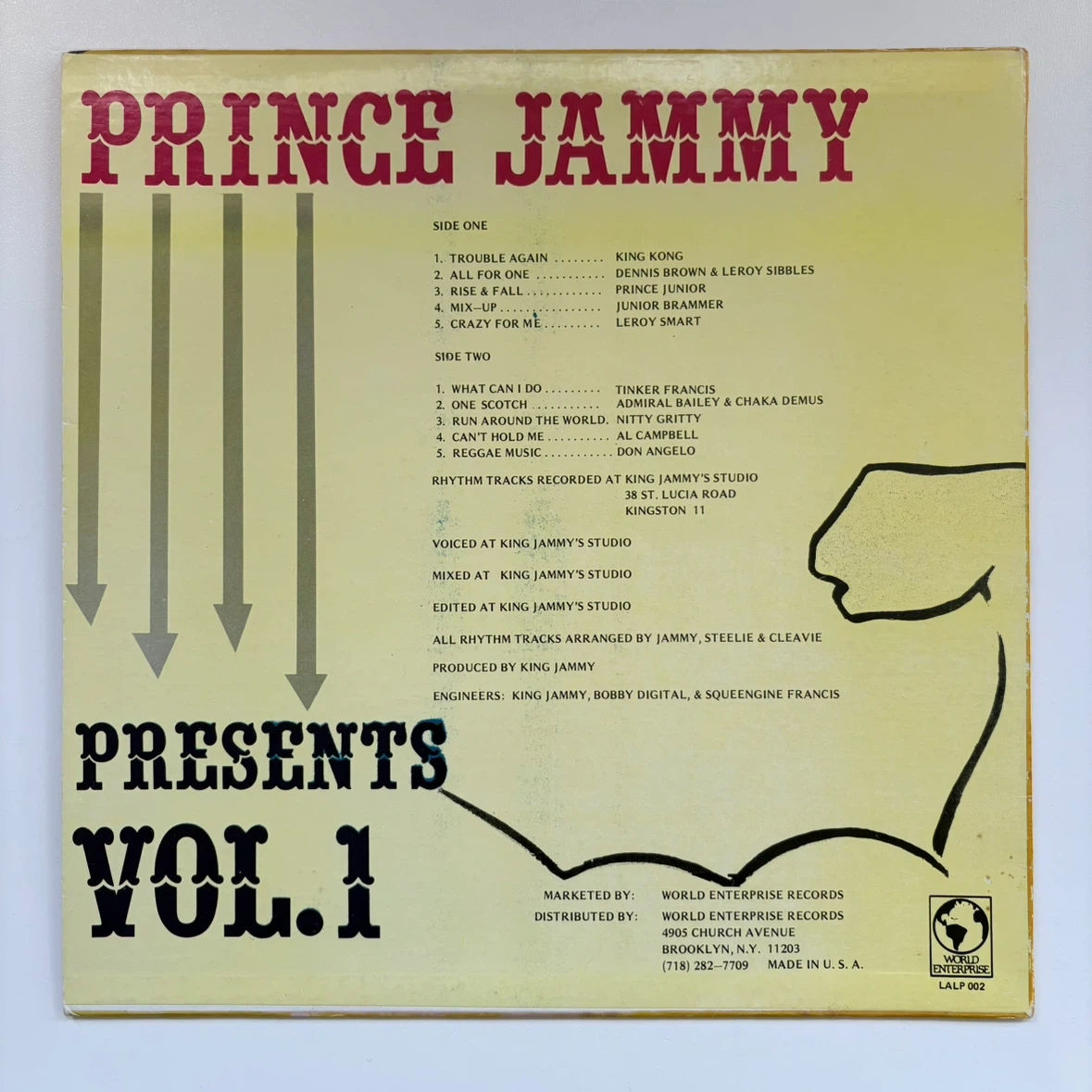 PRINCE JAMMY PRESENTS VOL.1の写真2枚目