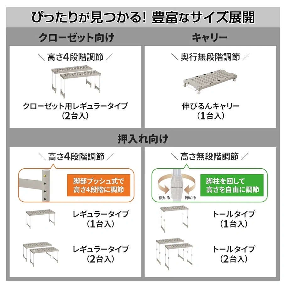押入棚 2個組みの写真5枚目