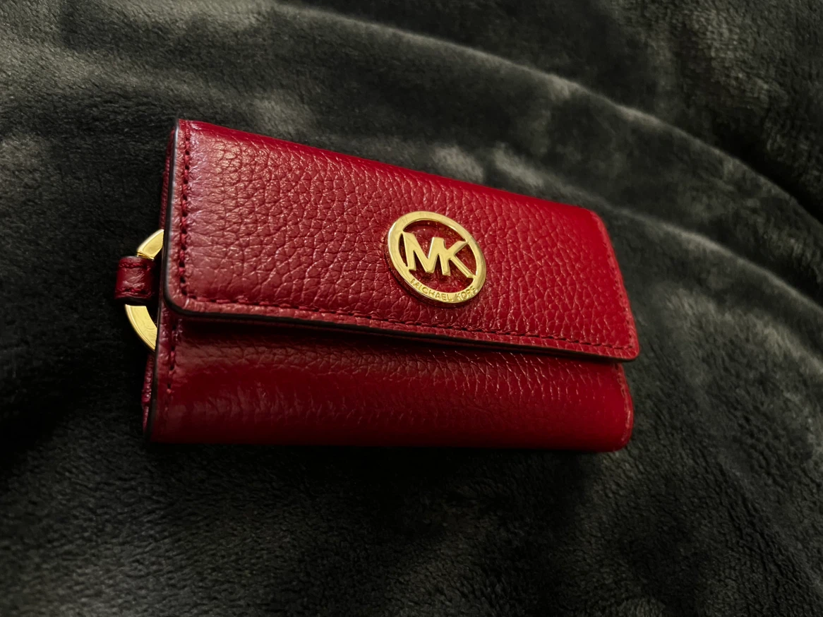 【新品・未使用】マイケルコース（MICHAEL KORS） 6連キーケース フルトン レッド系