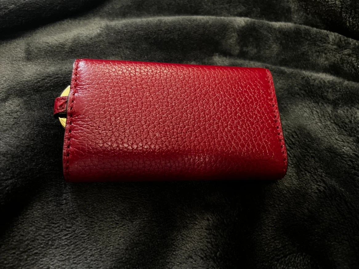 【新品・未使用】マイケルコース（MICHAEL KORS） 6連キーケース フルトン レッド系の写真2枚目