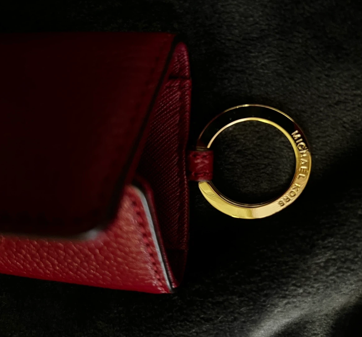 【新品・未使用】マイケルコース(MICHAEL KORS) 6連キーケース フルトン レッド系の写真6枚目