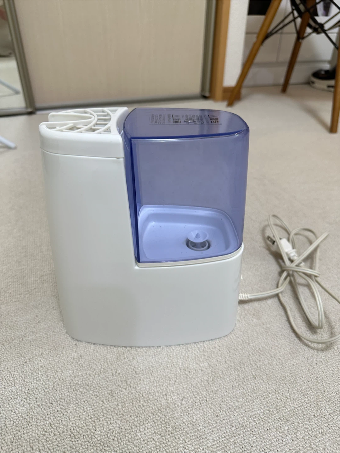 アイリスオーヤマ 加熱式加湿器 SHM-120D-Aの写真2枚目