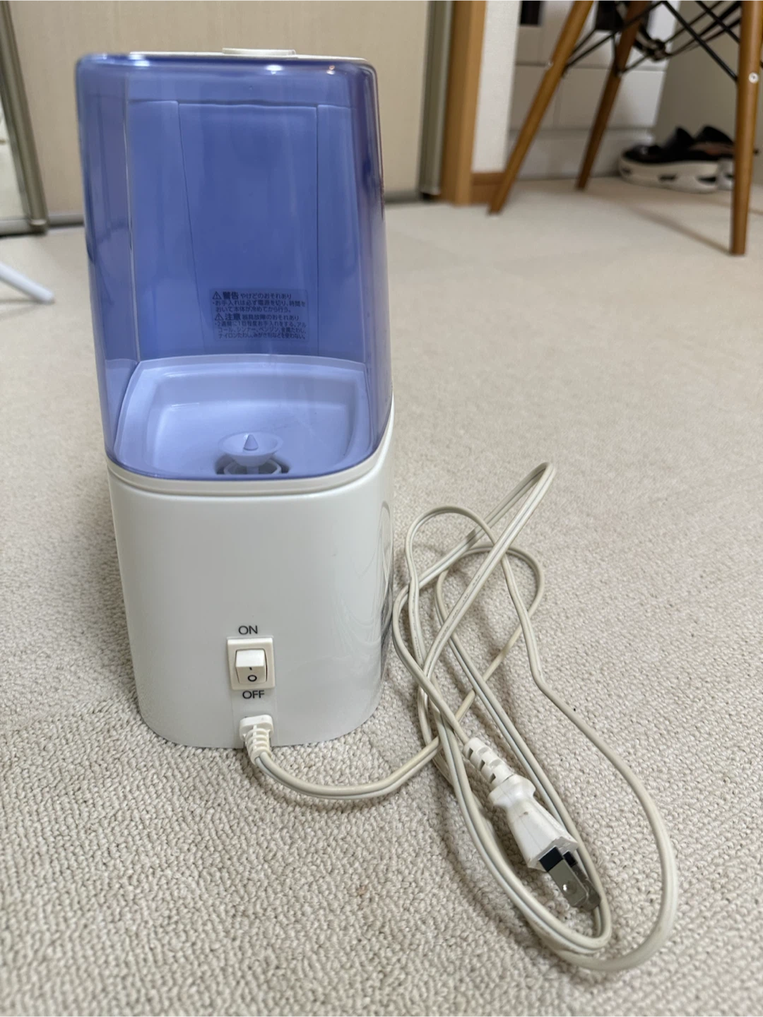 アイリスオーヤマ 加熱式加湿器 SHM-120D-Aの写真4枚目