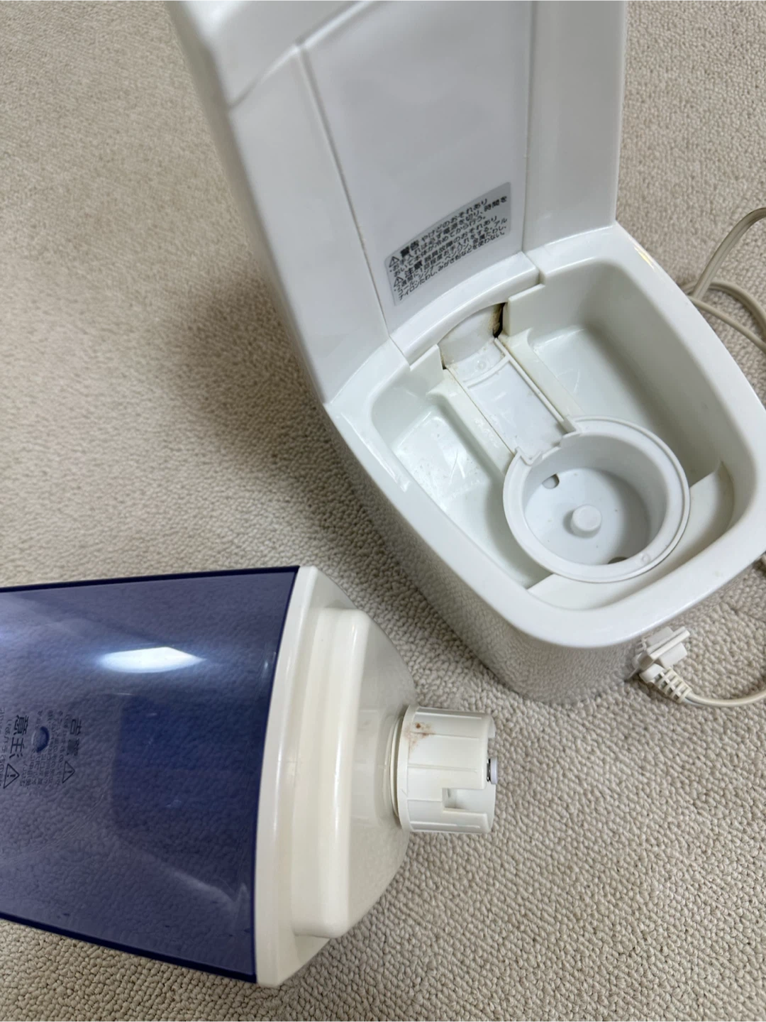 アイリスオーヤマ 加熱式加湿器 SHM-120D-Aの写真6枚目