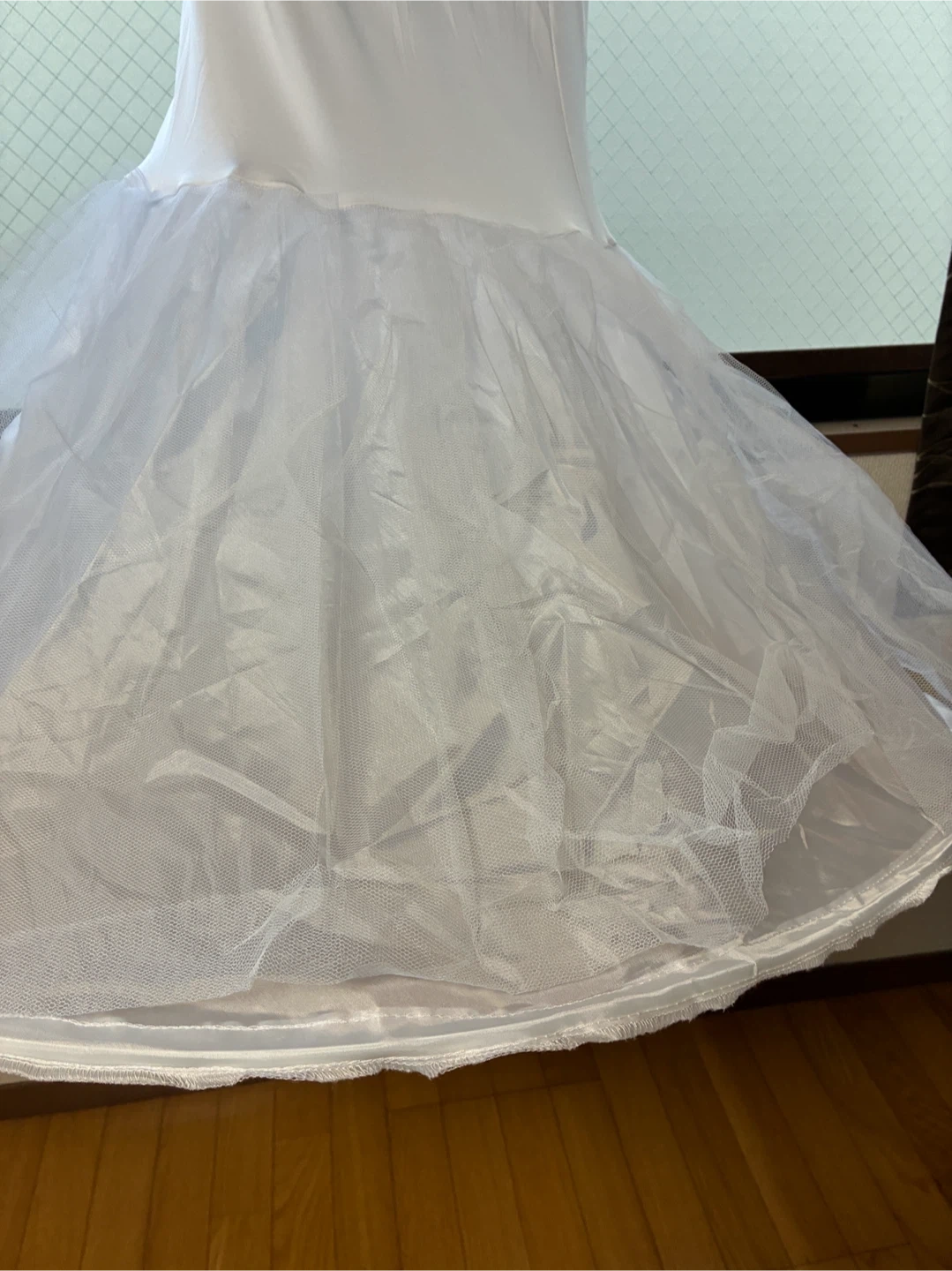 ウェディングドレス用 マーメイドパニエ ホワイトの写真4枚目