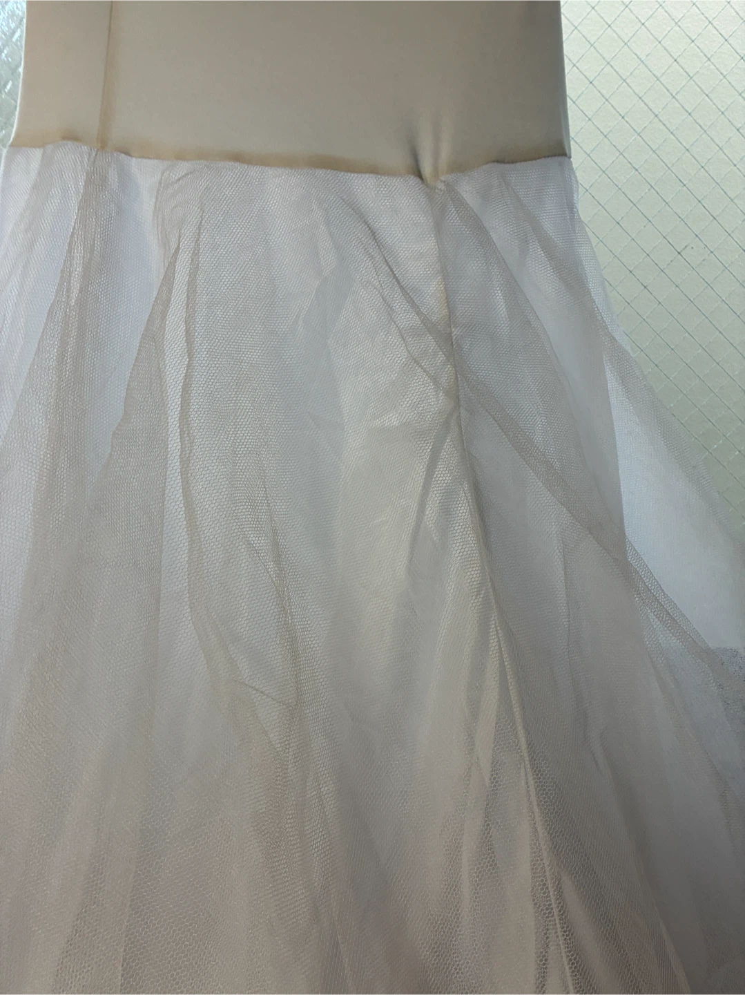 ウェディングドレス用 パニエ ホワイトの写真2枚目