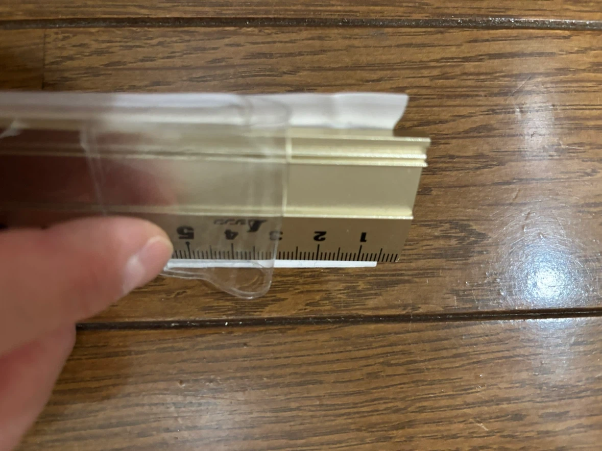 シンワ測定 アルミ直尺 アル助 シャンパンゴールド1mの写真3枚目