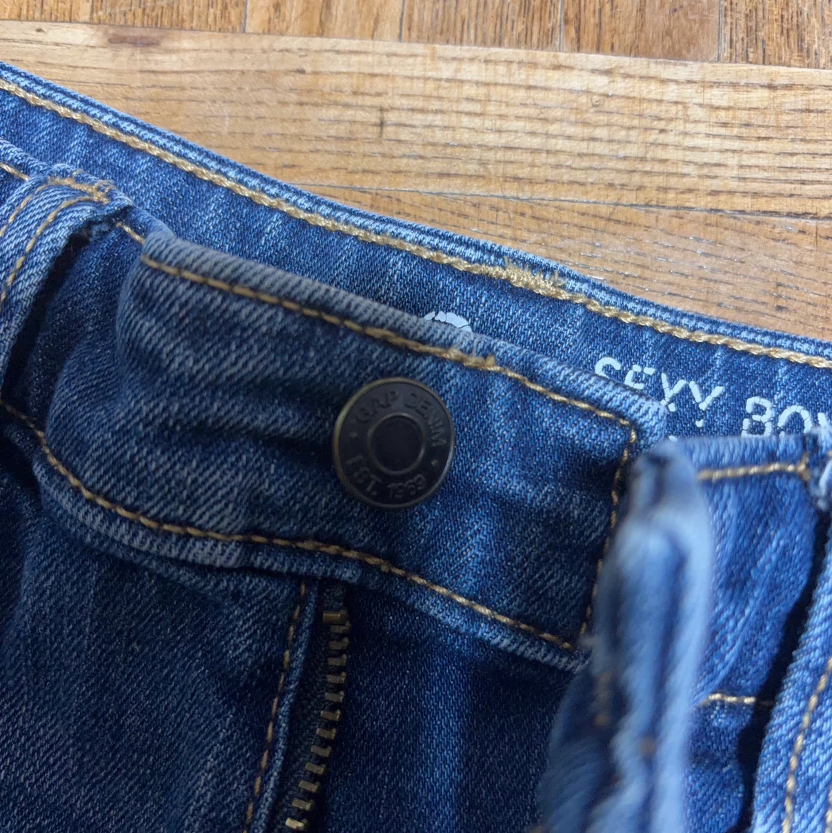 GAP ギャップ セクシーボーイフレンド ショートパンツ デニムの写真4枚目