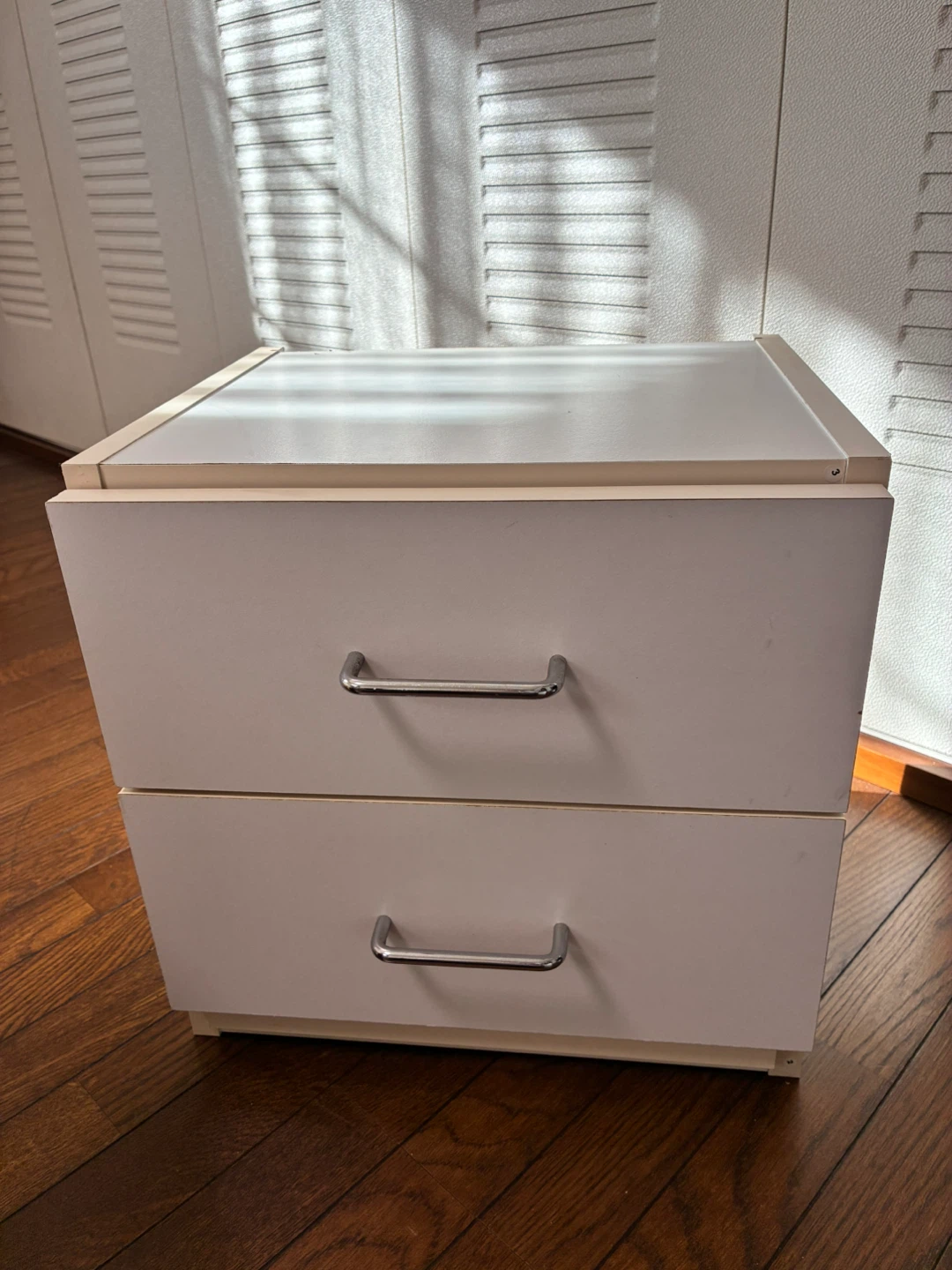 2段チェスト ホワイト 収納家具　カラーボックス