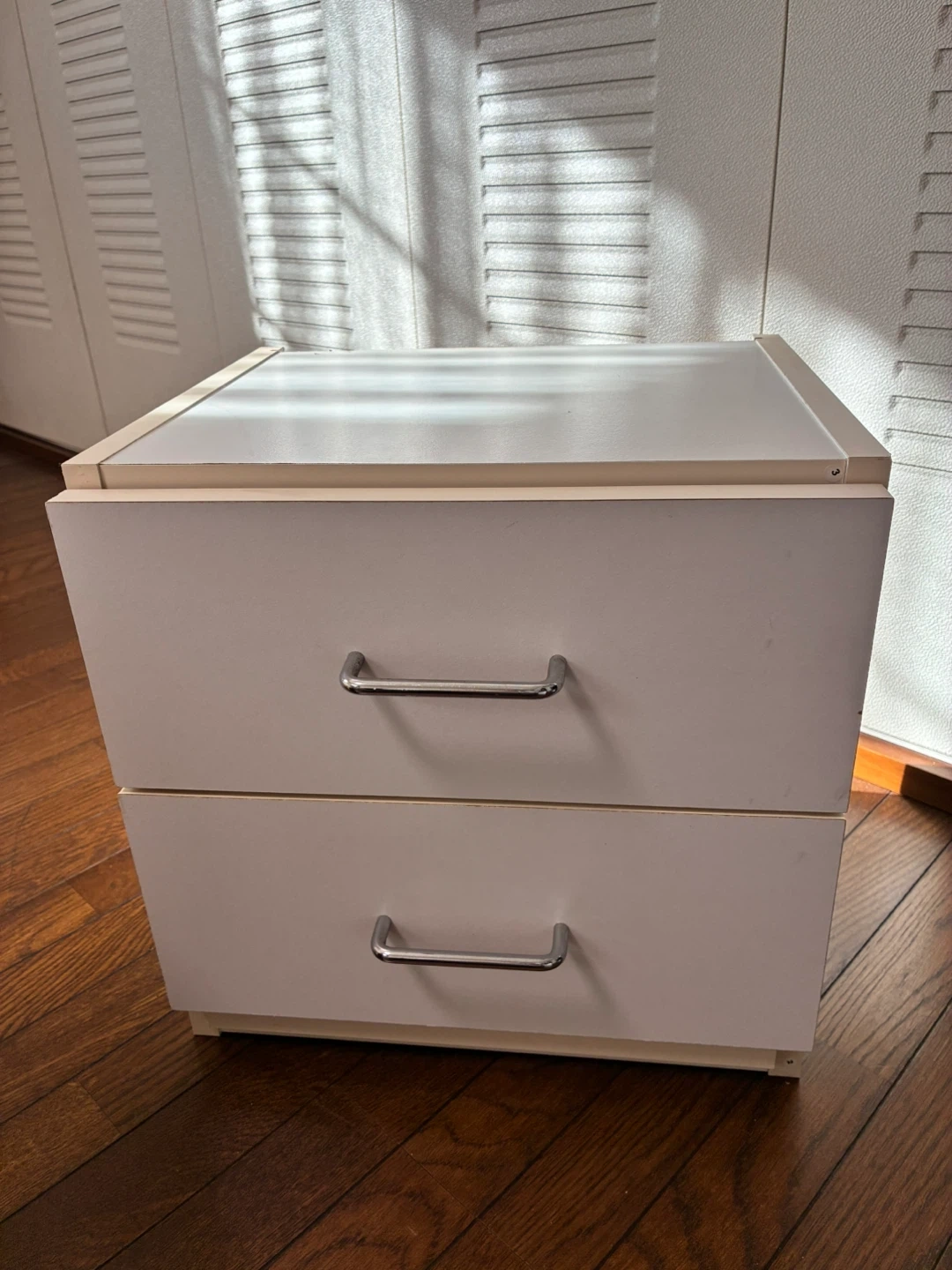 2段チェスト ホワイト 収納家具 カラーボックス