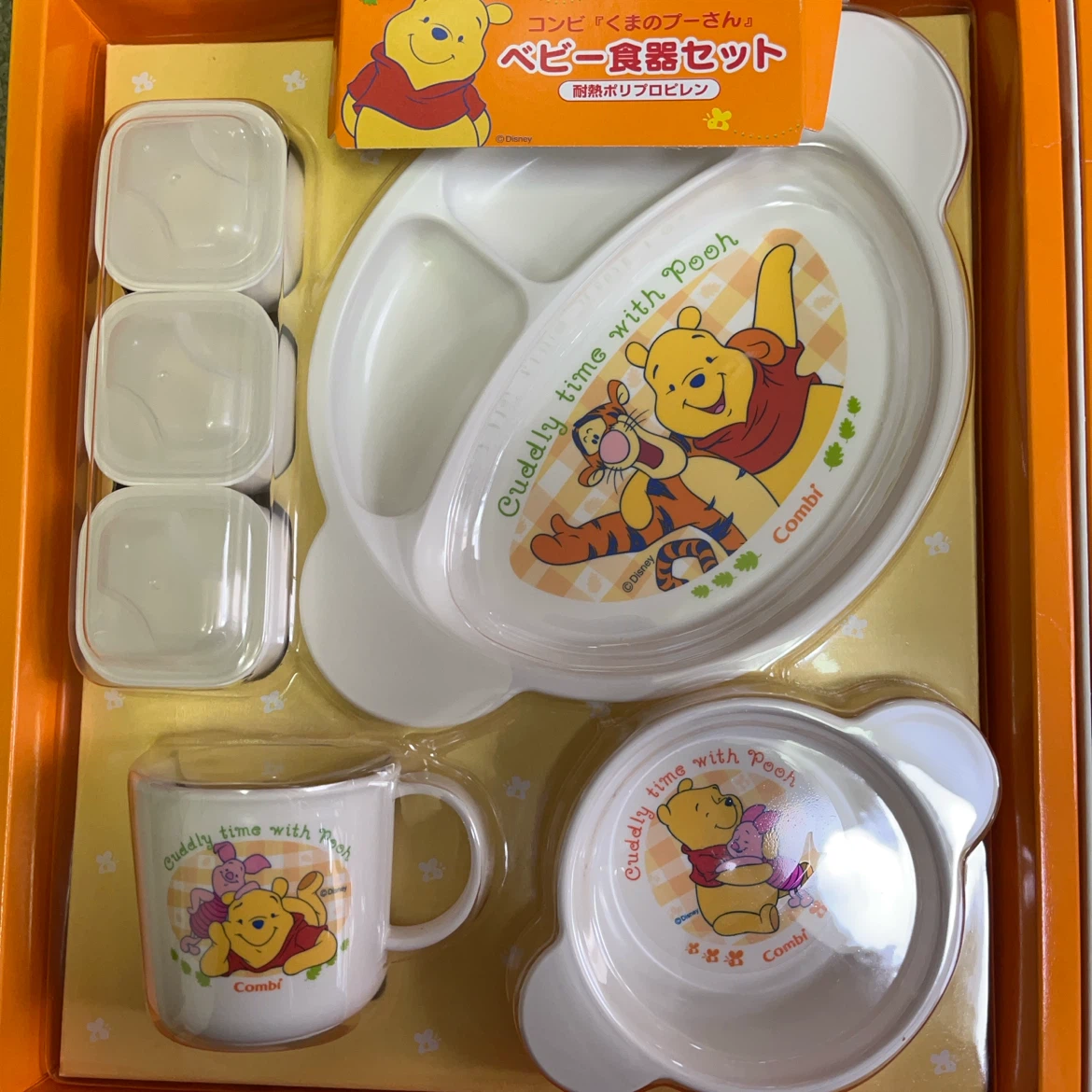 コンビ ベビー食器セットの写真2枚目