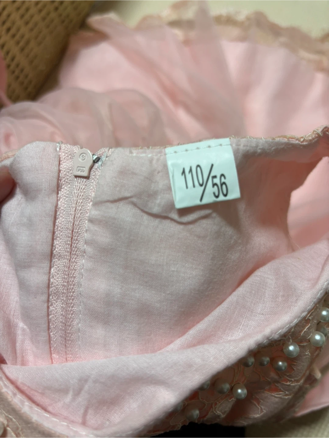 キッズドレス ピンク 110cmの写真3枚目