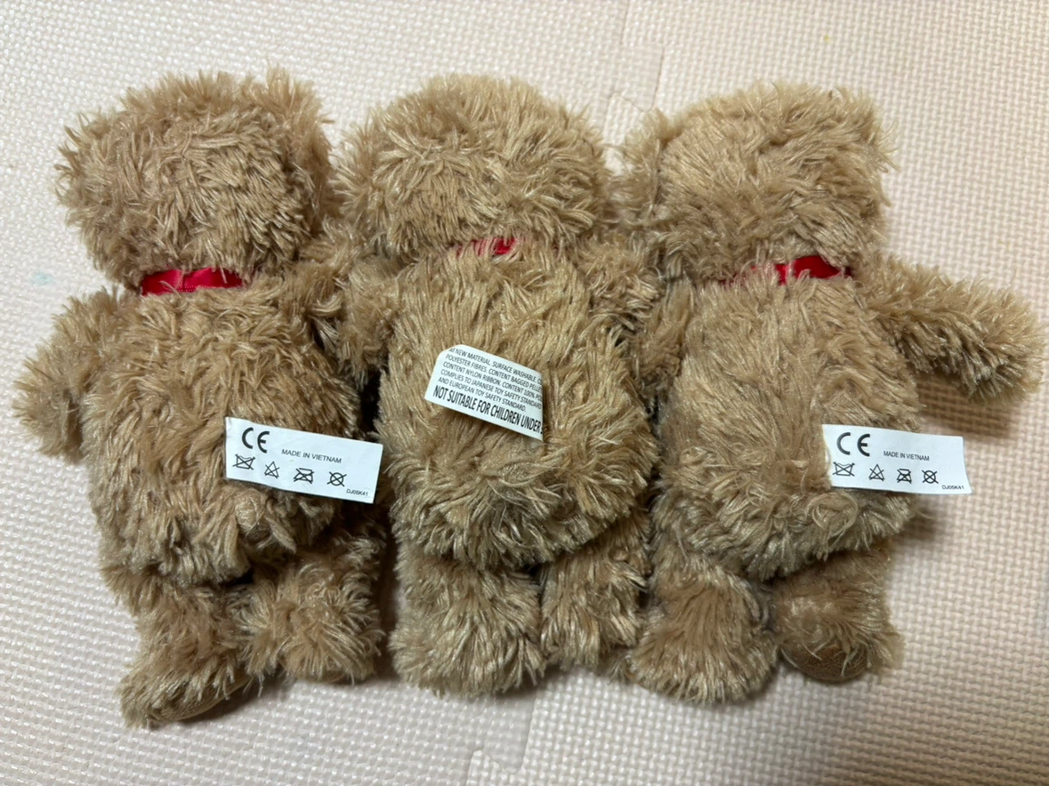 テディベア ぬいぐるみ 3体セットの写真2枚目