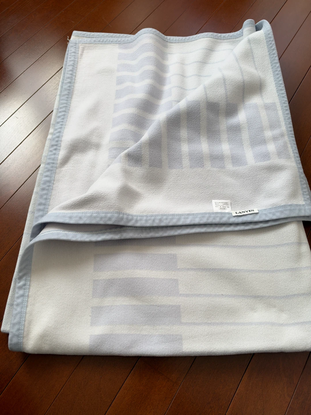 LANVIN 掛け毛布　シングル