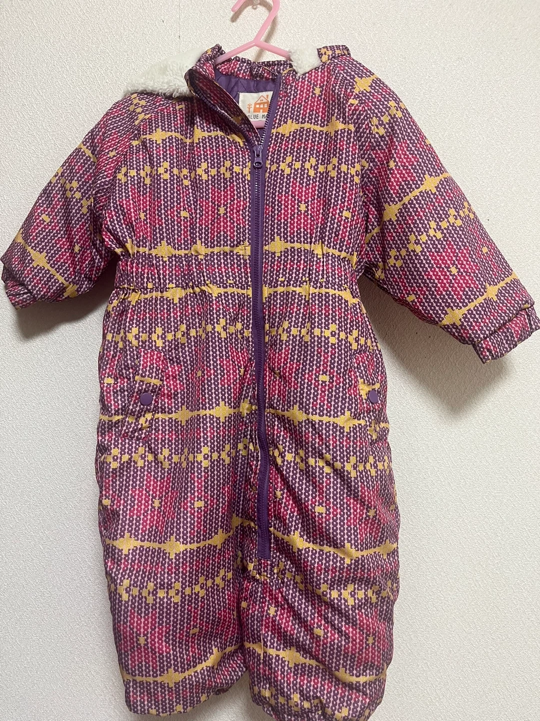 ブルーマート ジャンプスーツ 中綿入り 80cm