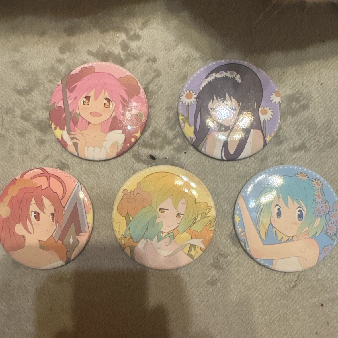 魔法少女まどか☆マギカ 缶バッジ 5種セット