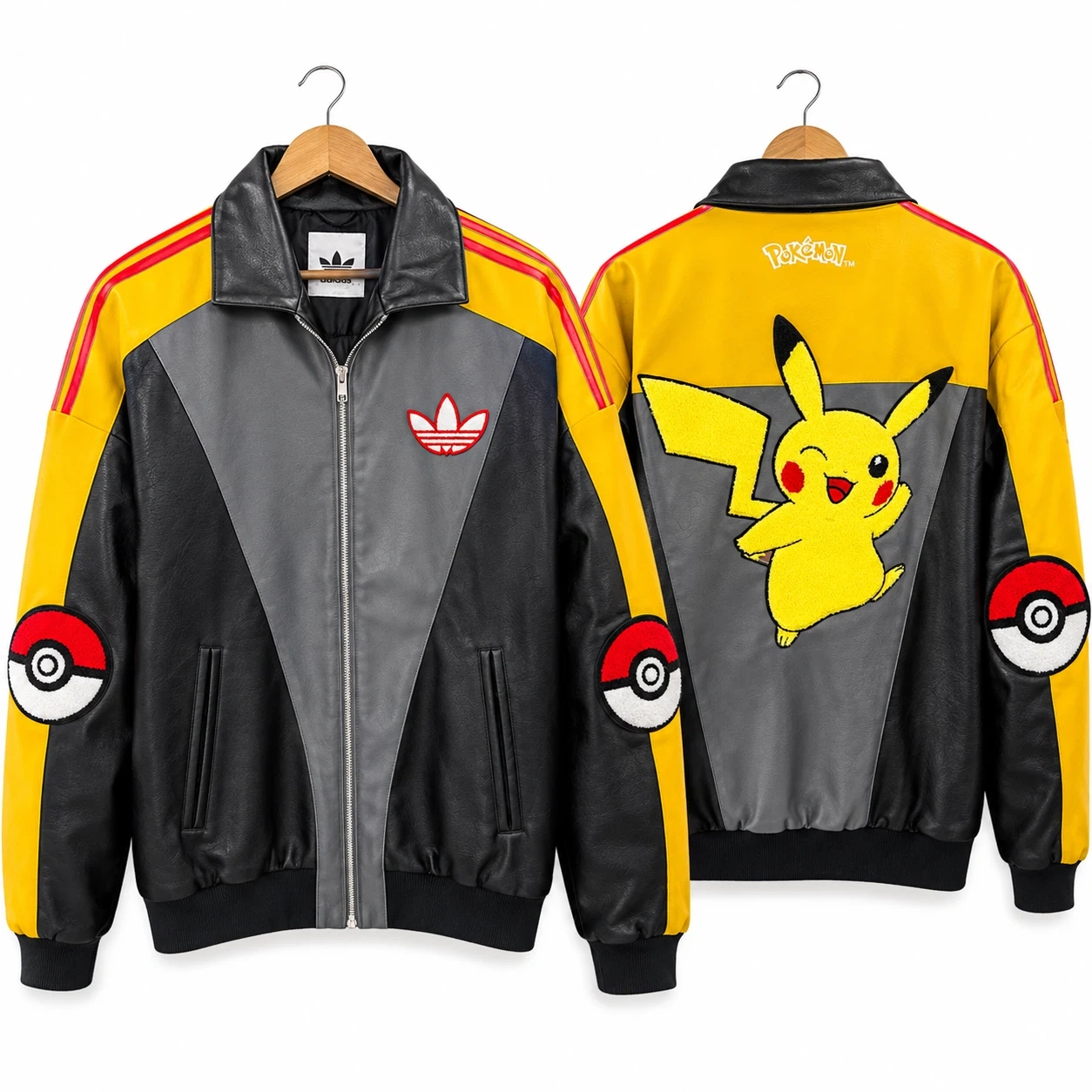 アディダス ポケモン ジャケット ピカチュウ M