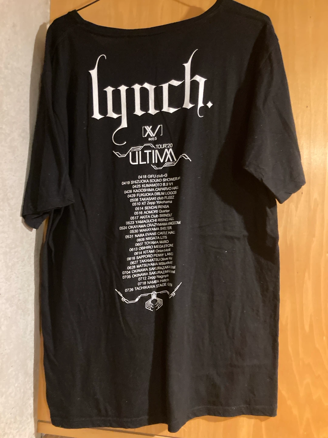 lynch. ツアーTシャツ ULTIMA XLの写真3枚目