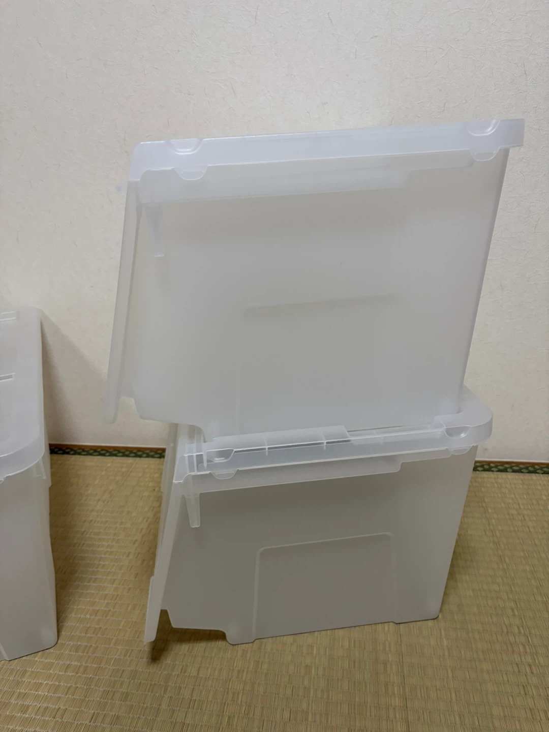 収納ケース 衣装ケースクリアタイプ 3個セットの写真3枚目