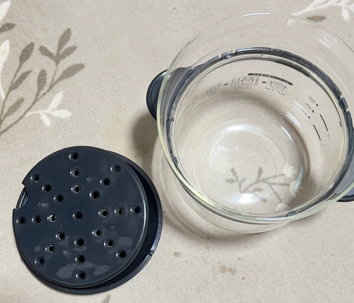 パイレックス電子レンジ炊飯器 2合炊きの写真3枚目