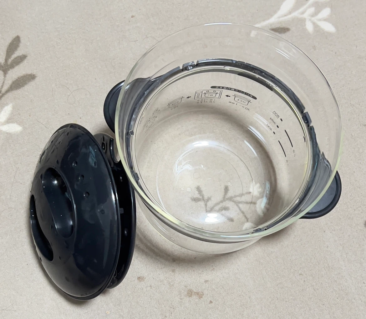 パイレックス電子レンジ炊飯器 2合炊きの写真4枚目