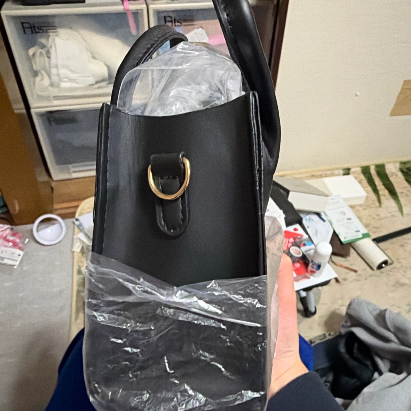 ミニショルダーバッグ ブラックの写真8枚目