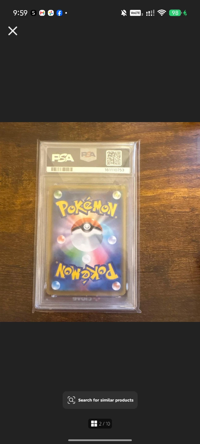 ポケモンカード ピカチュウ 25th PSA10の写真2枚目