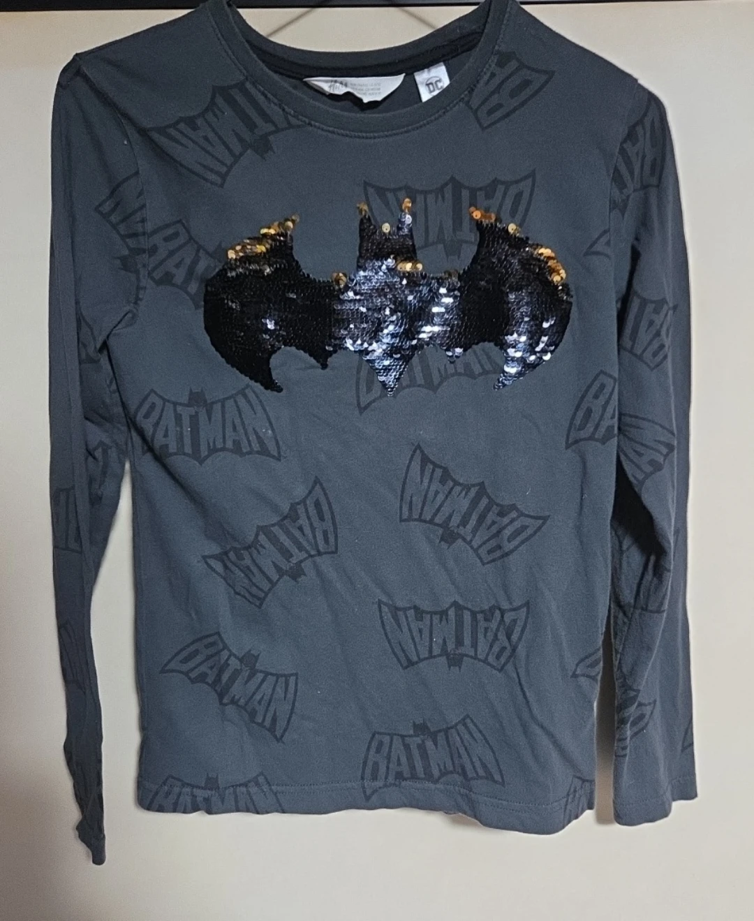 エイチアンドエム バットマン 長袖Tシャツ 140cm