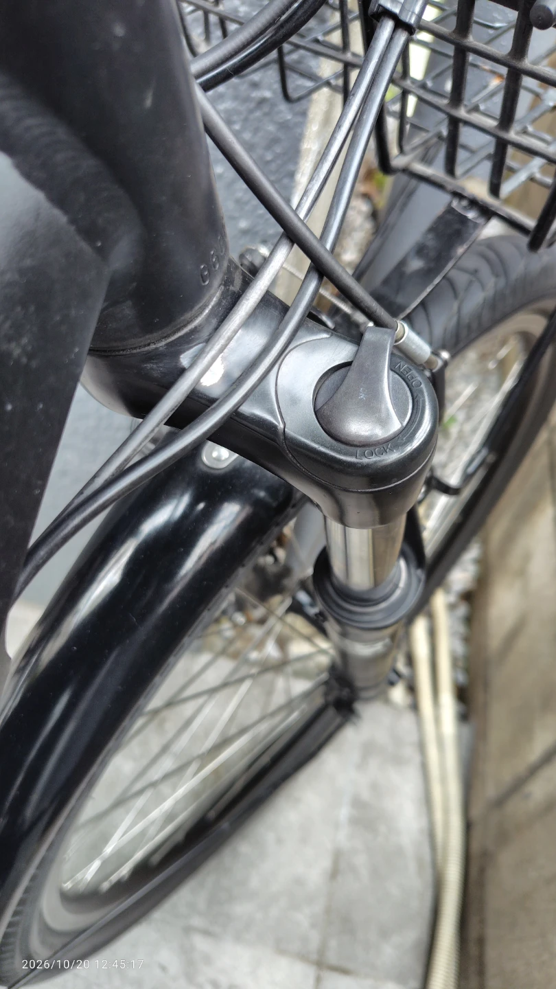 パナソニック 電動自転車 ハリヤ 黒の写真6枚目