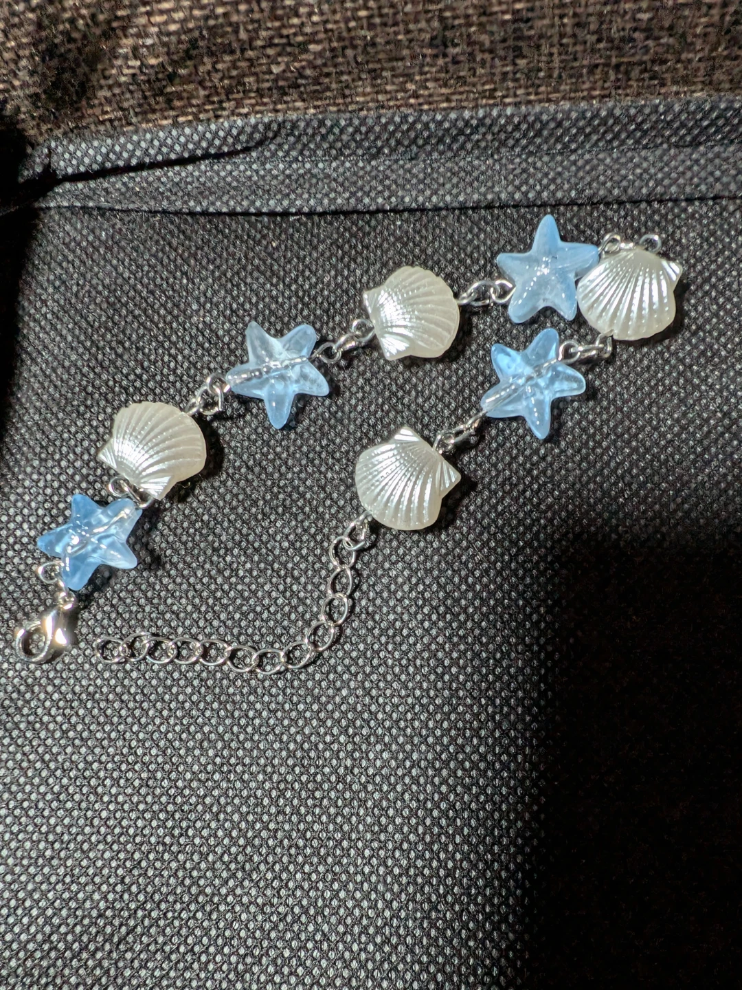 ヒトデと貝殻のブレスレット 夏アクセサリー