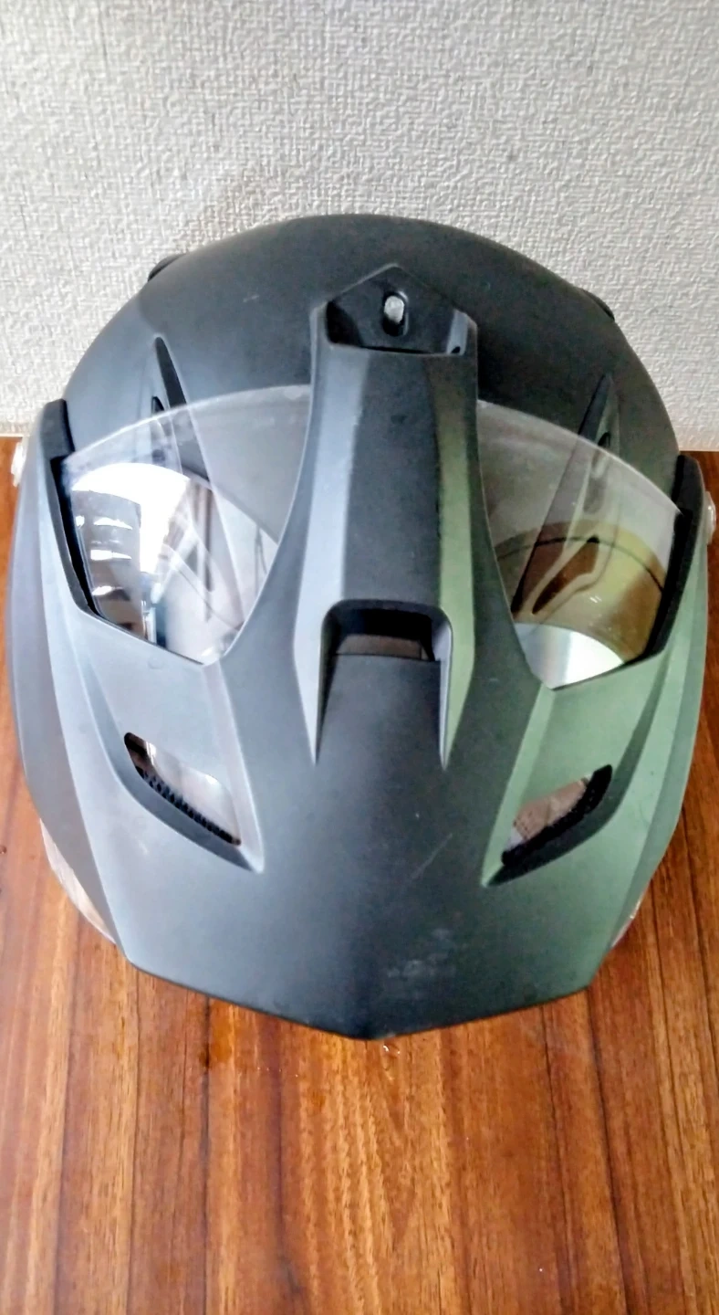 MHR フルフェイスヘルメット マットブラック Lサイズの写真5枚目