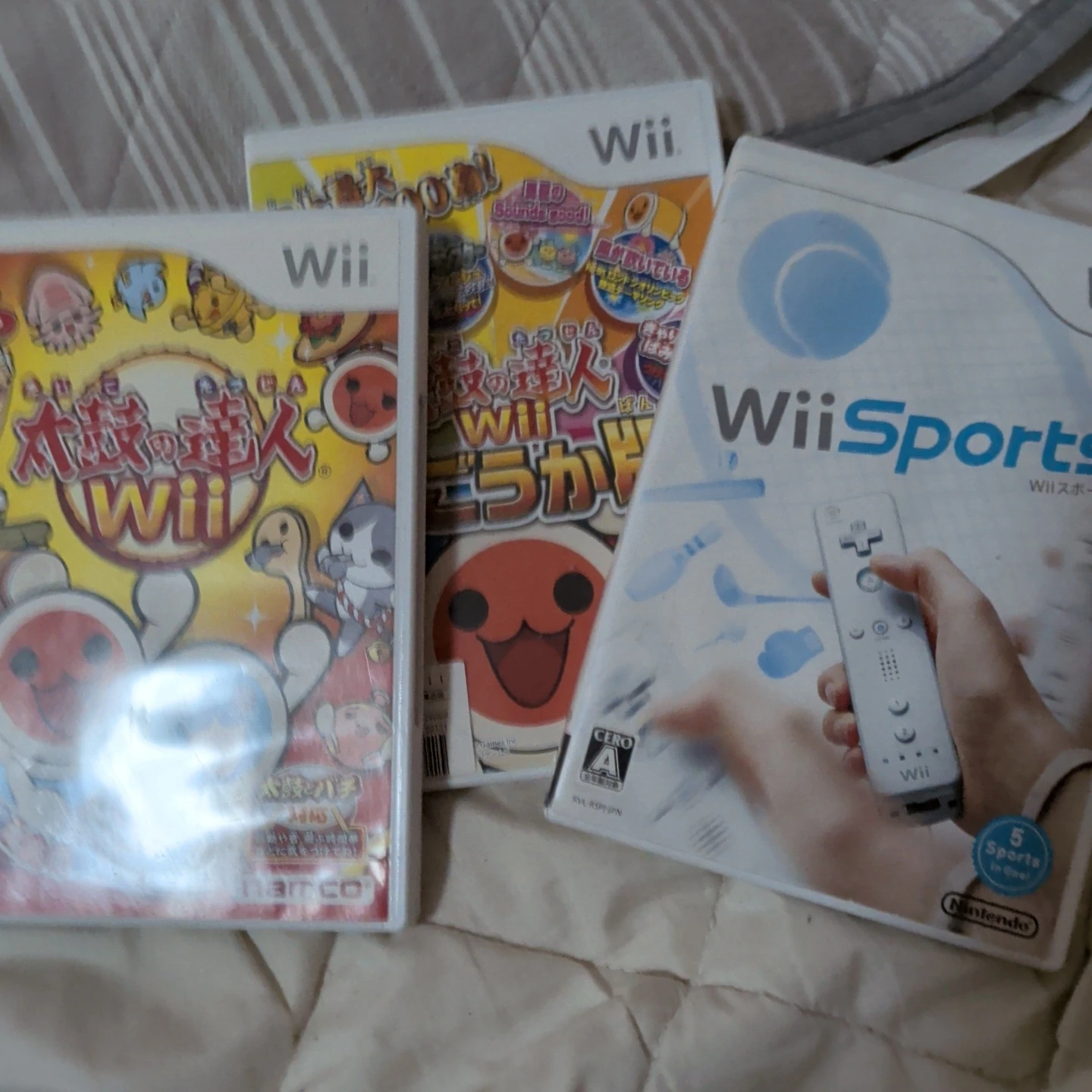 Wiiソフト 太鼓の達人 Wii 等 3本セット