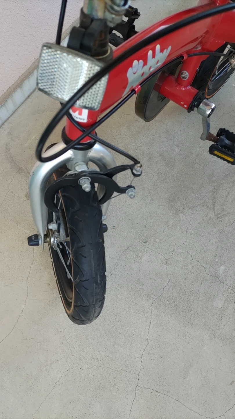 ペダルを外せばストライダー!子供用自転車 赤の写真5枚目