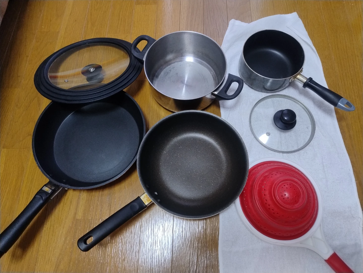 調理器具セット フライパン 鍋 水切り