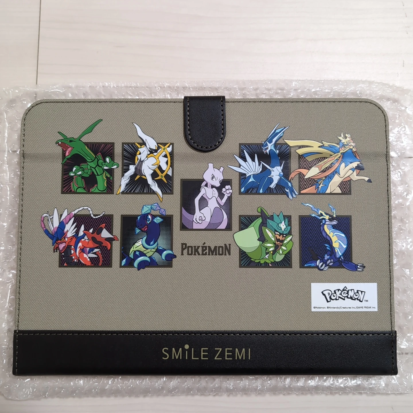 【新品未使用】スマイルゼミ ポケモンタブレットカバー カーキ