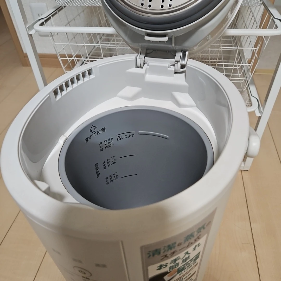 スチーム式加湿器 約4.0Lの写真3枚目