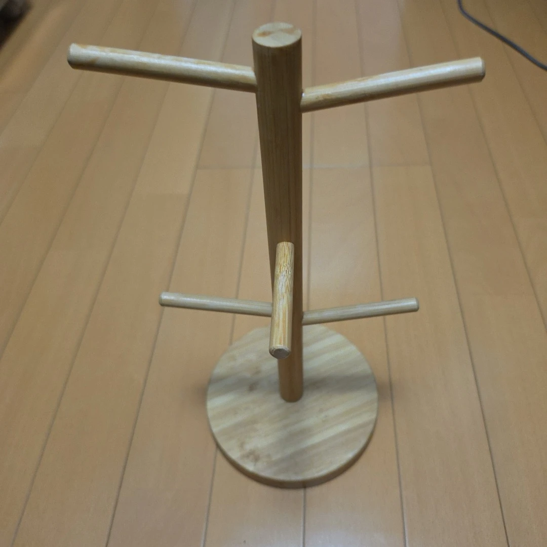IKEA　木製 マグカップスタンド