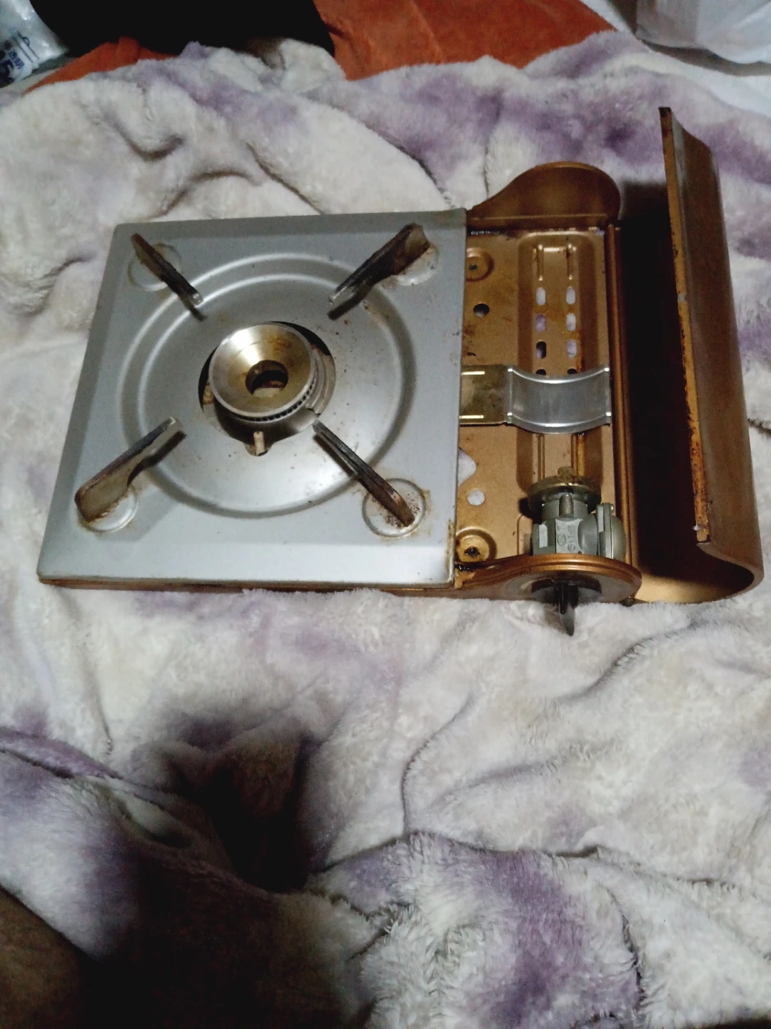 カセットコンロ ゴールドの写真2枚目