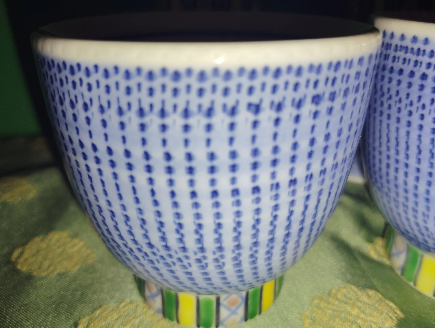 十草和柄 湯呑み 4客セット 陶器の写真4枚目