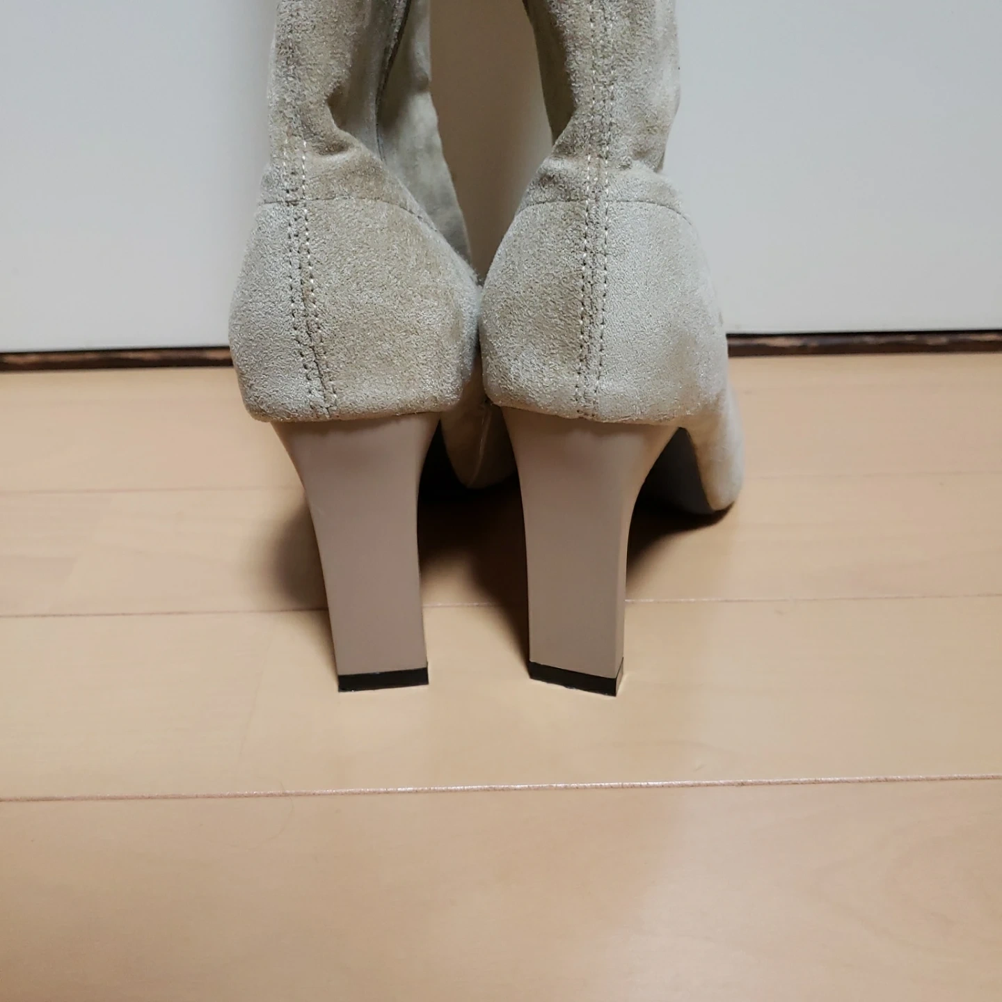 スエード調 ロングブーツ ベージュ 36サイズ 新品未使用の写真3枚目