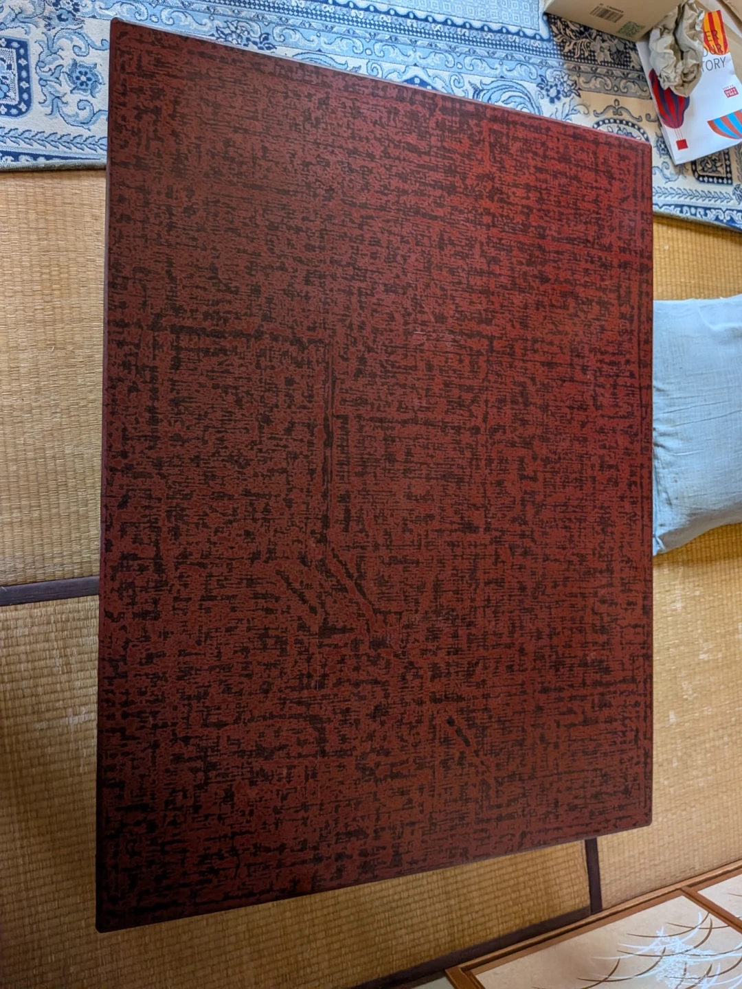 和風 座卓 漆塗り調 テーブルの写真3枚目