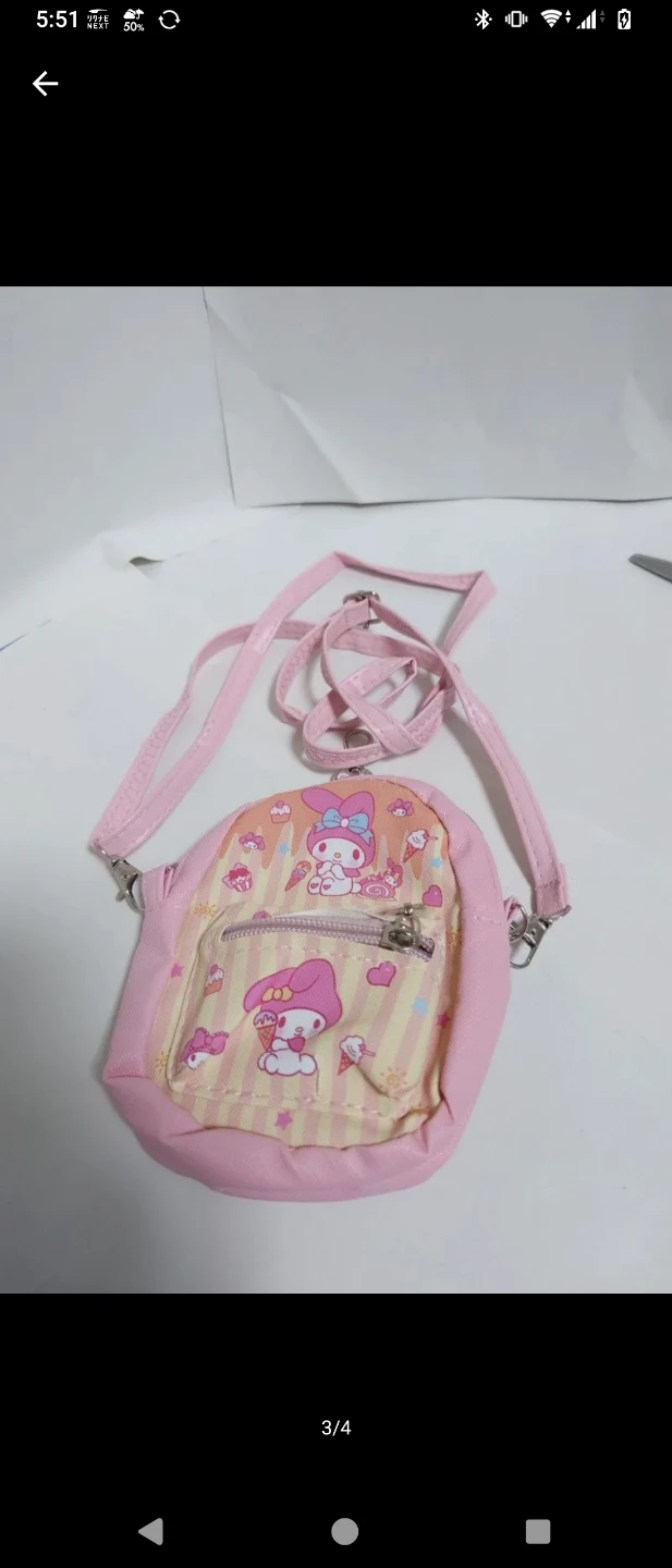 マイメロディ ミニショルダーバッグ ピンクの写真3枚目