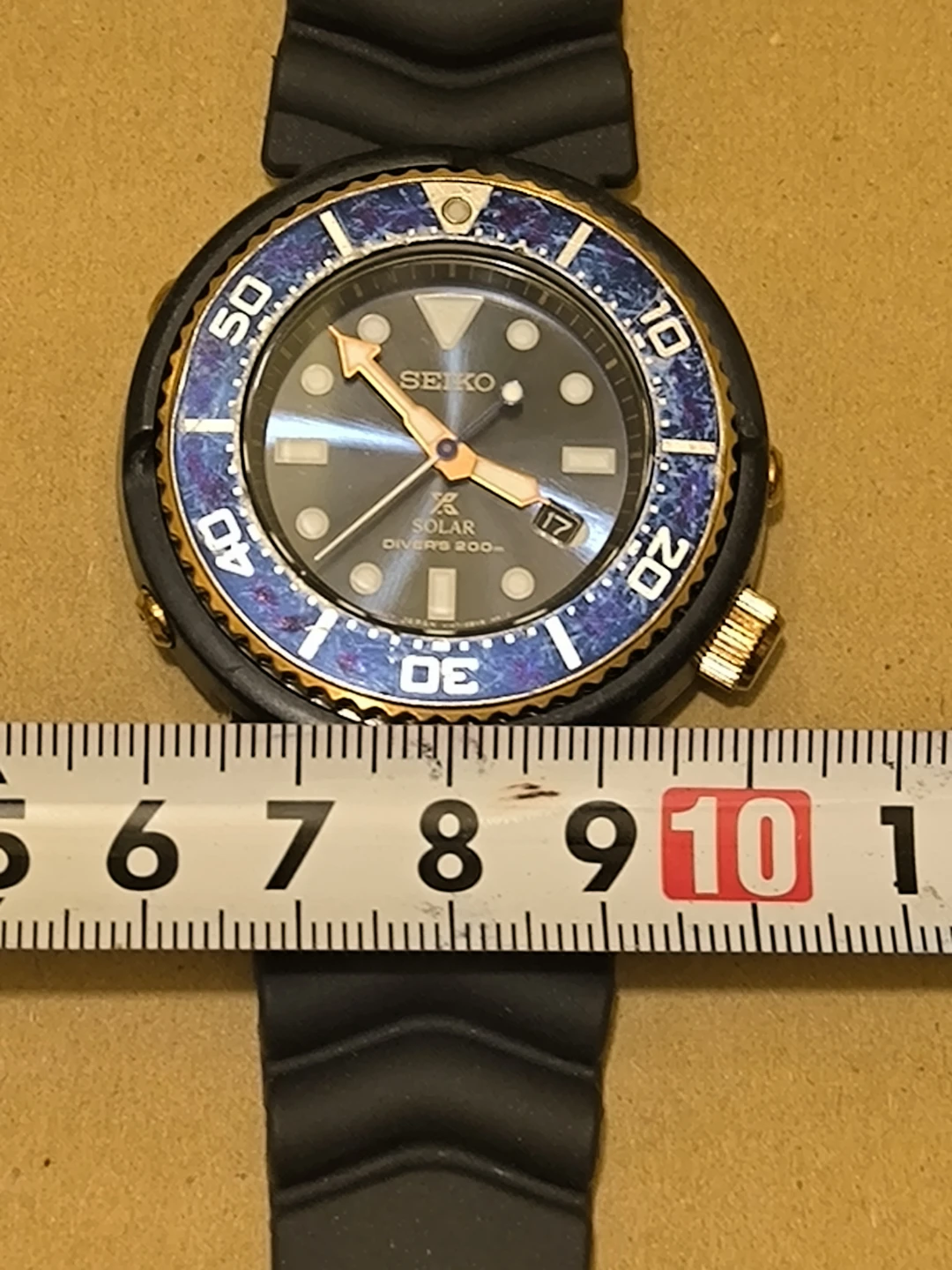 セイコー プロスペックス ダイバー ソーラー V147-0BA0世界3000本限定、稼働品の写真5枚目