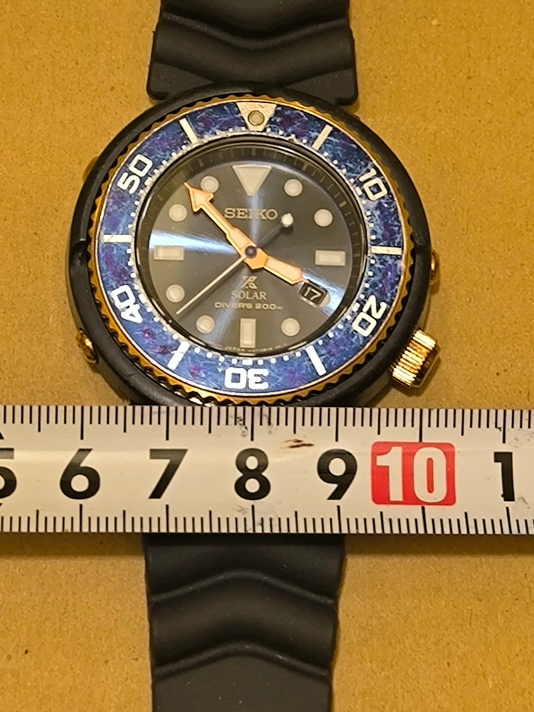 セイコー プロスペックス ダイバー ソーラー V147-0BA0世界3000本限定、稼働品の写真5枚目