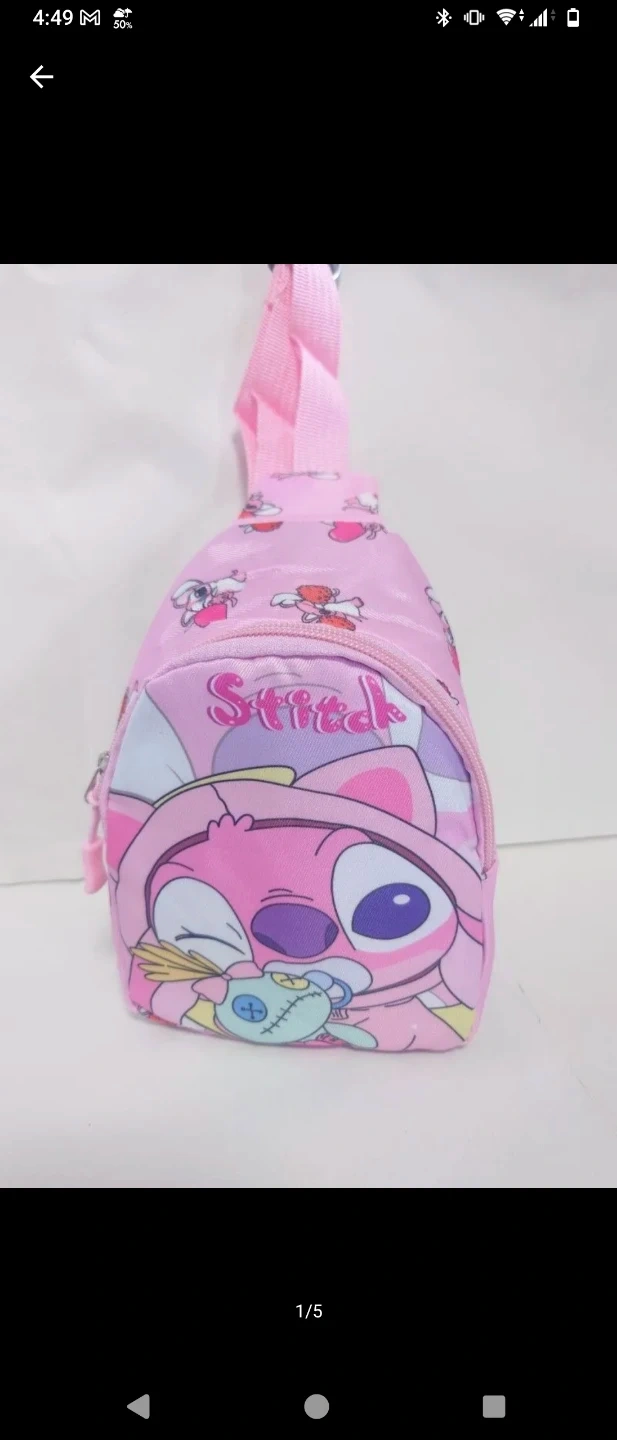 ディズニー スティッチ ピンク ミニリュック